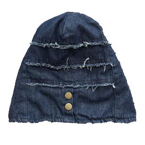 Custom Vintage Denim <b>Bucket</b> <b>Hat</b> Women New Style <b>Retro</b> Distressed Look Patchwork Beanie Fashionable Versatile Sequin Embroidery - Product Image 4