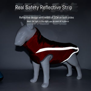 Büyük köpekler için yeni stil yansıtıcı su geçirmez köpek ceket kış giyim XL XXL boyutları Pet giysi - Product Image 5