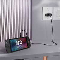 DOBE USA-60W câble de charge rapide type-c adaptateur secteur pour Switch2 PS5 Xbox accessoires de jeu