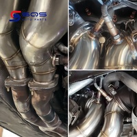 Downpipe N54 de haute qualité SQS OEM/ODM pour BMW E82 E88 E90 E91 E92 E93 N54 2007-2013 RHD LHD en acier inoxydable de 3 pouces