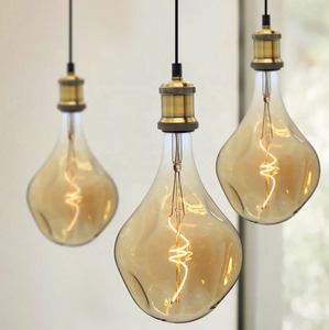 Alien Shape LED Edison Lamp Oversized 2700K Soft White Vintage Glass Body Large Decorative Light Bulb for <span class=keywords><strong>Restaurant</strong></span> E27 AC/DC - Product Image 3