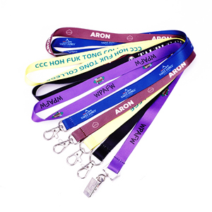 High Quality Custom <b>Polyester</b> <b>Lanyard</b> with ID Card Keychain Set Silk Screen Printing New Manufacturer Promotional Item - Product Image 3