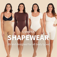 Fabricant OEM de Shapewear sans couture à compression légère, personnalisable avec étiquette privée, MOQ faible, pour femmes, body sculptant intégral sans couture