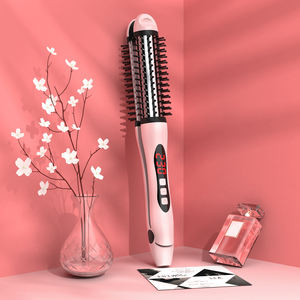 Mode Cheveux Lisseur Brosse Ceramique Fer Plat Cheveux Lisseur Et Bigoudi 2 En 1 - Product Image 1