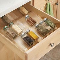 Étagère à épices extensible en plastique de type debout moderne pour armoire de cuisine, organisateur de tiroirs pour le stockage des bouteilles d'assaisonnement alimentaire