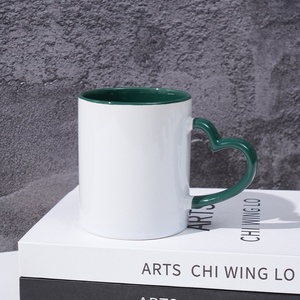 <span class=keywords><strong>Tazze</strong></span> in Ceramica da 11oz per <span class=keywords><strong>San</strong></span> <span class=keywords><strong>Valentino</strong></span> con Logo Personalizzato e Manico a Cuore, <span class=keywords><strong>Tazze</strong></span> Vuote per Sublimazione e Personalizzazione - Product Image 2