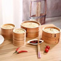 Panier en bois pour dim sum, cuiseur à riz doux, panier vapeur, chariot, panier 70Qt, paniers à riz mou, accessoire de machine, anneau en acier inoxydable avec cercle rond