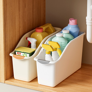 <b>Plastic</b> Storage <b>Bins</b> Rectangle Food Container Eco Friendly <b>Kitchen</b> Cabinet Organizer Desktop Storage Box Under Sink Shelf - Product Image 4