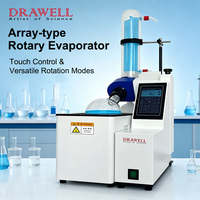 Évaporateur rotatif numérique de laboratoire DW-Mini-50 Drawell 0-310 RPM avec contrôle de vide