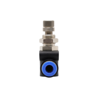 Couplage pneumatique de type T Airmax SQ (bleu) - Raccords SQ