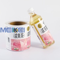 Autocollants imperméables à impression personnalisée, étiquette adhésive, étiquettes de bouteille d'eau minérale de jus de mangue, autocollant