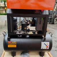 Compresseur d'air à vis RTTW 4KW 5.5HP monophasé 220V 700L/min 10Bar avec réservoir lubrifié pour l'entretien automobile
