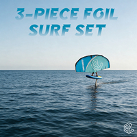 Ensemble de Wing Foil 3-en-1 pour Sports Nautiques : Surf, Kite Surf, Wing Foil Gonflable, Windsurf, Hydrofoil