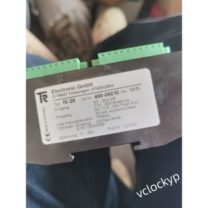 TR <b>Electronic</b> IV-20 490-00010 11...30V Max 150kHz Pulse Splitter <b>Used</b> - Product Image 3