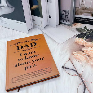 Carnet en cuir vintage à couverture rigide A5, idéal pour les anniversaires <span class=keywords><strong>des</strong></span> <span class=keywords><strong>parents</strong></span> |   Carnet personnalisé avec logo |   Cahiers personnalisables - Product Image 3