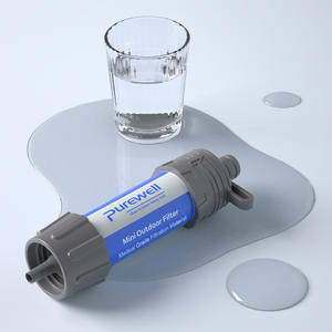 Purificateur d'eau extérieur Ultrafiltration <span class=keywords><strong>Membrane</strong></span> Purification de l'eau paille sauvage potable Mini filtre extérieur portable - Product Image 1