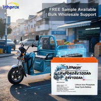 Rollstuhl-Ersatzbatterie 24V100AH 100AH 120AH 150AH 200AH 300AH 2,4KWh 2,88KWh 3,6KWh 4,8KWh 7,2KWh Klasse A LFP-Zelle