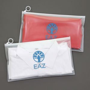Biodegradable Transparent With Own Logo Recycle <b>Plastic</b> Frosted <b>Bags</b> With Zipper PVC <b>for</b> Cosmetic <b>Clothes</b> Hair Packaging <b>Bag</b> - Product Image 2