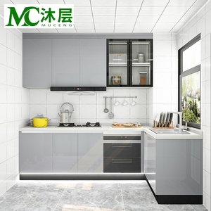 Ensemble complet d'armoires de <span class=keywords><strong>cuisine</strong></span>, <span class=keywords><strong>meuble</strong></span> de rangement au design moderne et luxueux avec îlot de <span class=keywords><strong>cuisine</strong></span>, garde-manger pour l'amélioration de l'habitat - Product Image 5