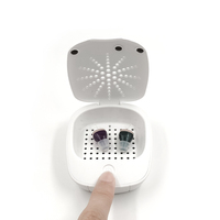 Stérilisateur et sécheur UV-C LED pour aides auditives, boîte de séchage électronique avec déshumidificateur et chargement USB pour implants cochléaires et écouteurs