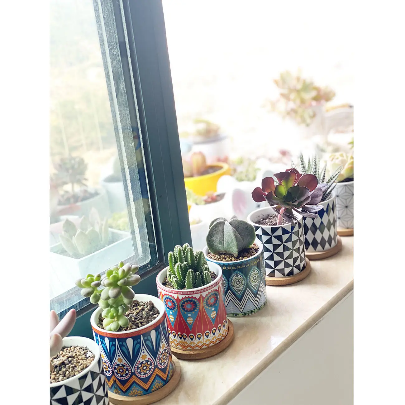 Garten Büro Dekoration Nordic Style Pflanzer Topf Keramik Blumentopf für Sukkulenten