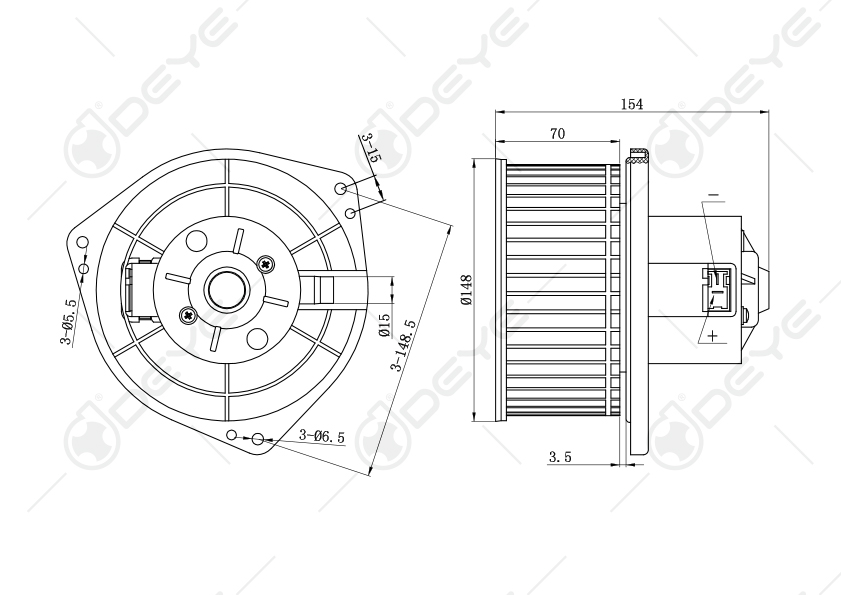 27220-4b000 Universal air Conditioner Blower Motor for NISSAN Auto Parts Image 5