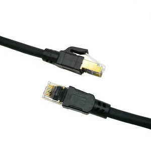 Cat8 cáp Ethernet 40Gbps 2000MHz bện che chắn đồng nguyên chất RJ45 Mạng LAN vá dây với 3A nhanh chóng sạc cho máy tính - Product Image 1