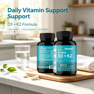 Cápsulas de gel blando con vitamina K3+D2 de Wins Town, sistema de cápsulas de gel blando para mejorar la nutrición diaria, suplemento para la salud ósea. - Product Image 3