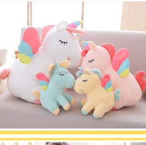 Miễn Phí Mẫu Sang Trọng Nhồi Bông Rất Mềm Unicorn Đồ Chơi Với Đôi Cánh/Đồ Chơi Thứ Mềm Thú Nhồi Bông Peluche Động Vật Dễ Thương Khổng Lồ Kích Thước Lớn - Product Image 2