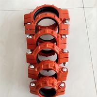 Raccord flexible rainuré en fonte ductile pour la protection incendie et les systèmes d'eau de bâtiment