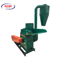 Molino de Martillos Eléctrico de 220V para Alimentación Animal, Maquinaria Industrial para Moler Granos, Maíz y Trigo, 100-200kg/h, Fácil de Operar