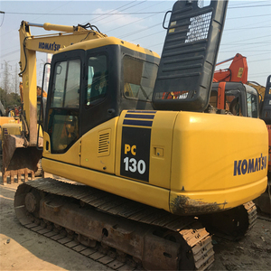A Used Second-hand Excavator <b>Earth</b>-<b>moving</b> <b>Machinery</b> KOMATSU PC130-7 for Sale - Product Image 1