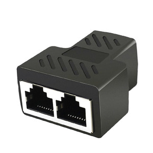 RJ45 Cáp TEE CAT6E kết nối Internet khác nhau truy cập một phút hai bộ chuyển đổi 8-core Splitter - Product Image 1