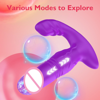 Vibromasseur anal TMM, masseur de fesses, masturbation, 10 vitesses, télécommande télescopique, étanche IPX5, vibromasseur portable, jouet sexuel