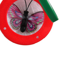 Loupe de poche en plastique avec lentille acrylique 50 mm pour enfants, observation des insectes en extérieur avec grossissement 3x-6x