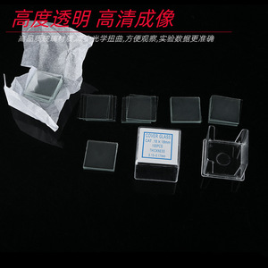 Tong Sheng Cover Glass 18x18 22x22 24x24 100pcs Box Transparent For <b>Microscope</b> Biological Experiments - Product Image 3