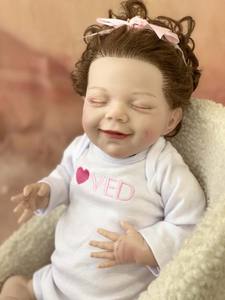 Dot Corazon Cabello Enraizado Mano, bentuk mahkota hidup Bzdoll puting lembut Mini modis boneka dibuat kembali - Product Image 3