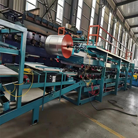 Machine de fabrication de panneaux sandwich en PU PIR, machine de compression de moules, panneaux sandwich, machine d'injection de mousse de polyuréthane PU, ligne de production