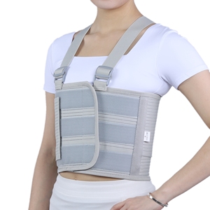 Có thể điều chỉnh xương sườn dây đai Breathable xương sườn và ngực dây đai đàn hồi xương sườn hỗ trợ Brace - Product Image 2