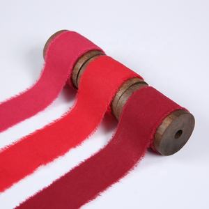 Rubans en <span class=keywords><strong>sergé</strong></span> de <span class=keywords><strong>coton</strong></span> 100% naturel rugueux de couleur personnalisée décorative de luxe pour la décoration de mariage - Product Image 6