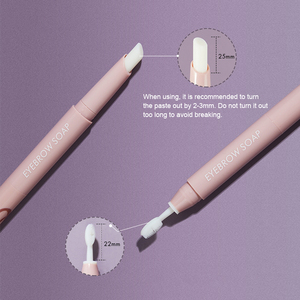 Crayon de cire à <span class=keywords><strong>sourcils</strong></span> transparent blanc, gel coiffant pour <span class=keywords><strong>sourcils</strong></span>, avec brosse douce pour un modelage naturel et une tenue forte - Product Image 4