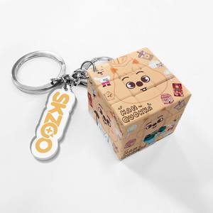 Nuovo Portachiavi Digitale in PVC Impermeabile con Stampa a Incisione, Tema KPOP Cartoon Stray Kids SKZ Mini per 's <span class=keywords><strong>Cube</strong></span> - Product Image 1
