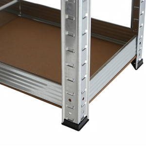 5 Tier 50kg Capacity Boltless Steel <b>Storage</b> Rack Adjustable Industrial <b>Metal</b> Shelving <b>Unit</b> - Product Image 5