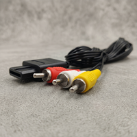 Cable de Audio y Video RCA de 3 Vías, 1.8M, Cable AV Compuesto Macho a Macho para Consola de Juegos Retro, Monitor de TV, Conexión de Audio y Video