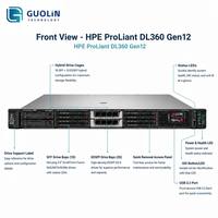 Servidor en Rack HPE ProLiant Compute DL360 Gen12 1U, Intel Xeon 6507P de 8 Núcleos, 32 GB DDR5, 8SFF, Fuente de Alimentación de 800 W