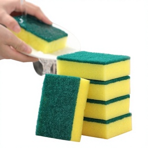 Éponges de cuisine multifonctionnelles rectangulaires pour la vaisselle et le nettoyage domestique - Product Image 2