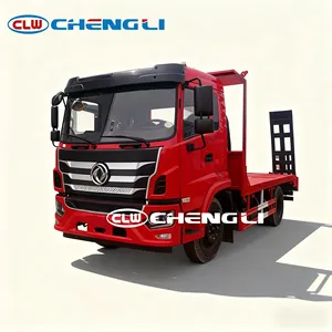 <b>Flatbed</b> Tow <b>Truck</b> Flat Bed Towing Dongfeng 4X2 <b>Flatbed</b> <b>Truck</b> - 18 Ton Capacity for Construction <b>Flatbed</b> <b>Truck</b> - Product Image 4