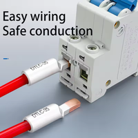 Bornes de mise à la terre électriques bimétalliques cuivre-aluminium plaquées étain 12V avec connecteur à cosse pour câbles de 1,5 à 300 mm