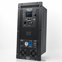 Module d'amplificateur de haut-parleur DSP 2 canaux 1300W en métal avec écran LCD pour système de sonorisation actif