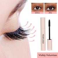Mascara Volume Cils avec Vitamine E, Longue Tenue, Anti-Bavures, Marque OEM, Logo Personnalisé pour Vente en Gros